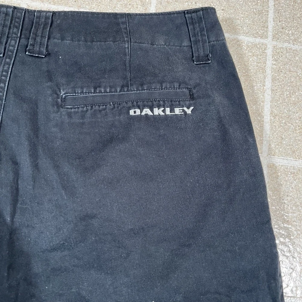 Oakley Golf Shorts Casual Chino Men's Size 34 Flat Front Black